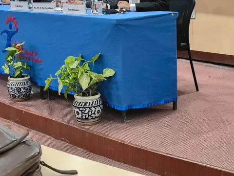 Siraj Hussain with fellow panellists on the dais at the Agri Business Conclave & Awards 2026