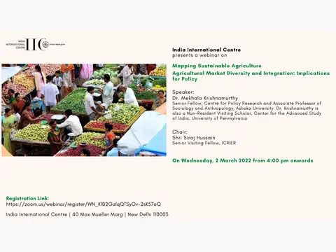 Poster for “Agricultural Market Diversity and Integration: Implications for Policy”