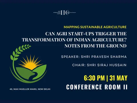 Poster for “Can Agri Start-ups Trigger the Transformation of Indian Agriculture? Notes from the Ground”